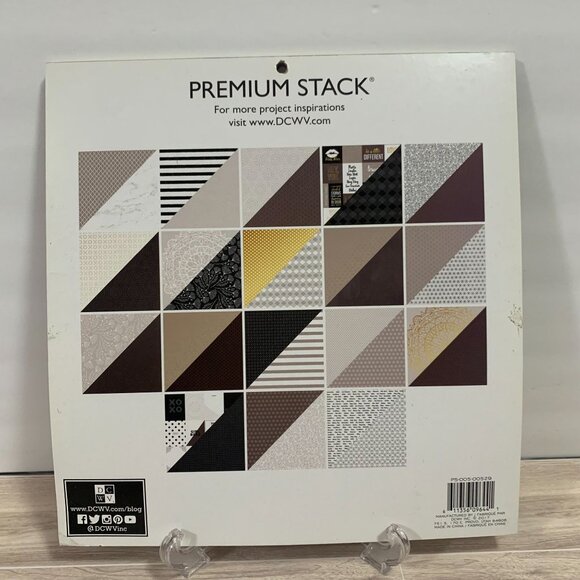 DCWV "Eclectic Chic" 12x12 Paperpad 36 Sheets Cardstock Papercrafts - Picture 2 of 16